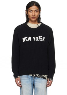 R13 Black 'New York' Sweater