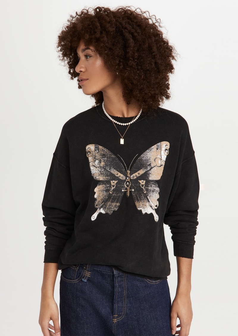 R13 Bondage Butterfly Oversized Sweatshirt