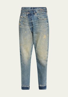 R13 Crossover Cropped Jeans