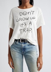 R13 Don't Grow Up Cotton Graphic T-Shirt