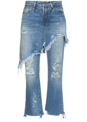 R13 Double Classic Shredded jeans