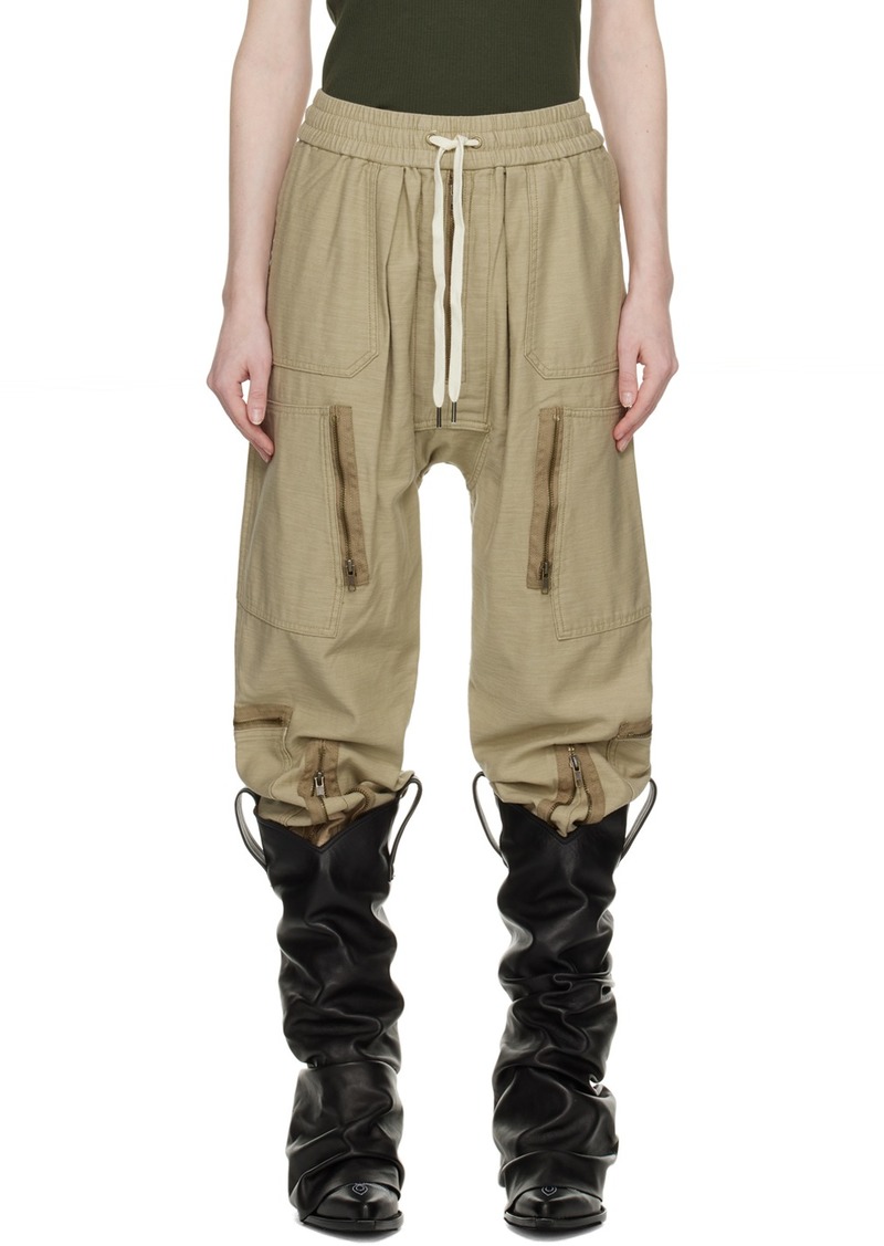 R13 Khaki Flight Lounge Pants