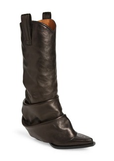 R13 Leather Sleeve Cowboy Boot