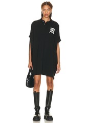 R13 Logo Polo Shirt Dress