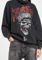 R13 #MaskUp Battle Punk Vintage Fleece Crew Sweatshirt