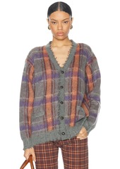 R13 Mohair Boyfriend Cardigan