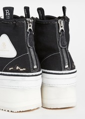 R13 Platform High Top Sneakers