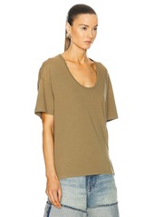 R13 Scoop Neck Relaxed Tee