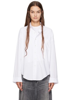 R13 White Button-Up Shirt