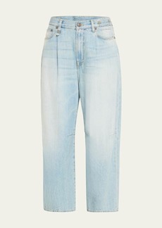 R13 Wide-Leg Cropped Jeans