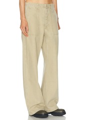 R13 Wide Leg Utility Pant