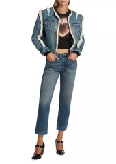 R13 Romeo Low-Rise Crop Jeans