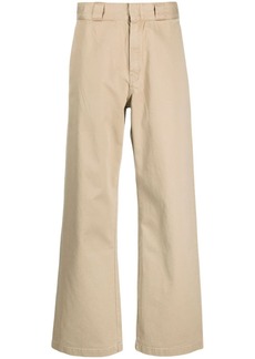 R13 wide-leg cotton chino trousers