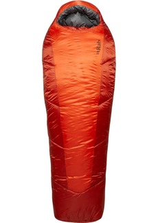 Rab Solar Eco 4 Sleeping Bag 10, Left Hand, Men's, Long, Orange