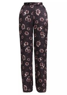 Rachel Comey Peaton Floral Silk Pants