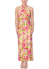 Rachel Roy Fran Womens Printed Long Maxi Dress