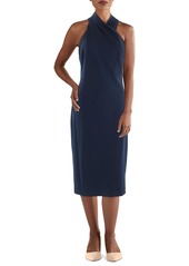 Rachel Roy Harland Womens Crepe Midi Midi Dress