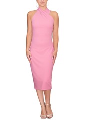 Rachel Roy Harland Womens Crepe Midi Midi Dress