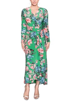 Rachel Roy Plus Womens Floral Print Calf Maxi Dress
