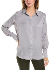 RACHEL Rachel Roy Button-Down Satin Shirt