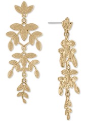 Rachel Rachel Roy Gold-Tone Leaf Chandelier Earrings