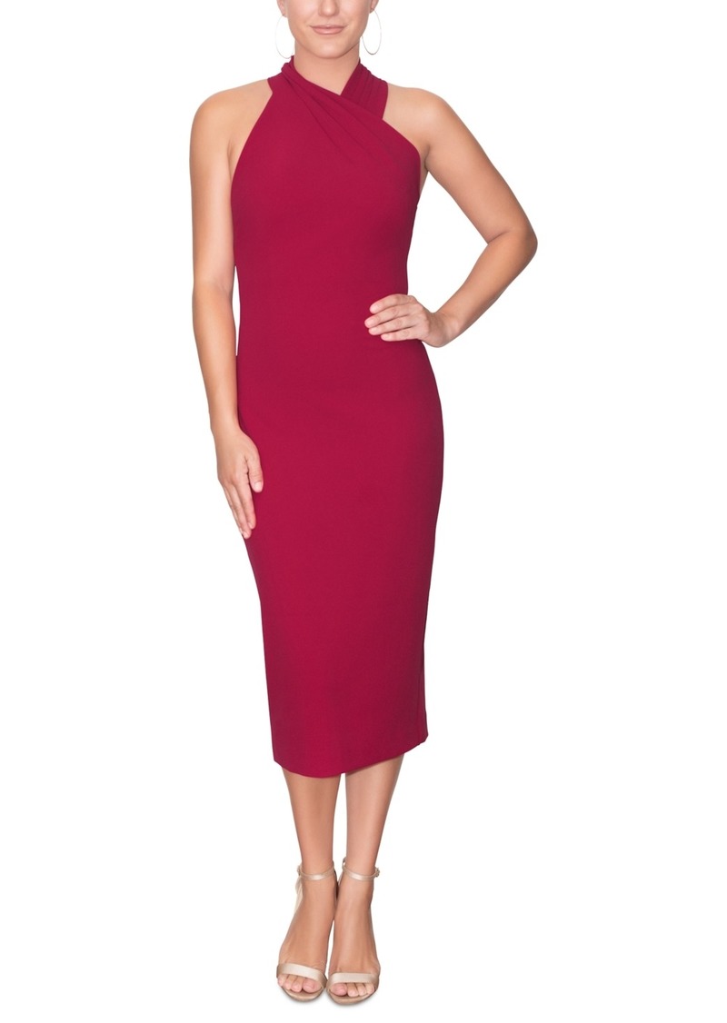 Rachel Rachel Roy Halter Sheath Dress - Chili