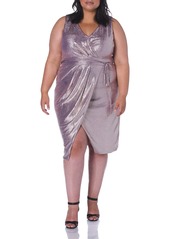 RACHEL Rachel Roy Women's Plus Size Brigette Foil Dress