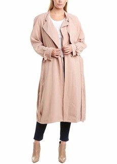 RACHEL Rachel Roy Women's Plus Size Crepe Trench Coat