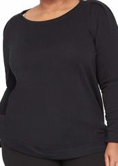RACHEL Rachel Roy Women's Plus Size Shiva Boatneck Sweatshirt