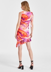 Rachel Rachel Roy Women's Printed Asymmetric Sheath Dress - Summer Sun