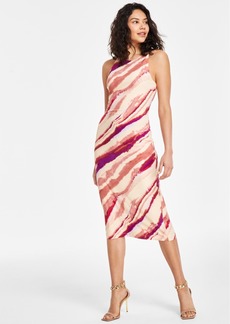 Rachel Rachel Roy Women's Printed Sleeveless Midi Sheath Dress - Nectarine Swirl