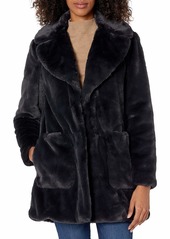 RACHEL Rachel Roy Women's Solid Faux Fur Coat  XL