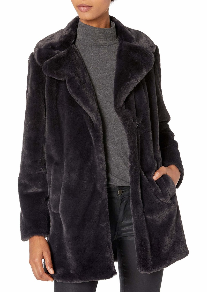 Rachel Roy Women's Faux Fur Coat  S