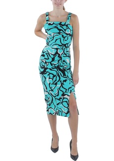 Rachel Roy Womens Crepe Printed Sheath Dress