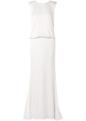 Rachel Zoe - Draped lace-trimmed crystal-embellished satin-crepe gown - White - US 6