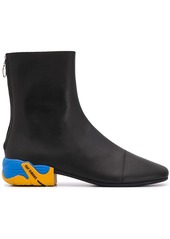 Raf Simons contrast-heel ankle boots