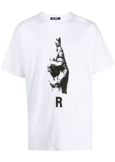 Raf Simons hand sign-print T-shirt