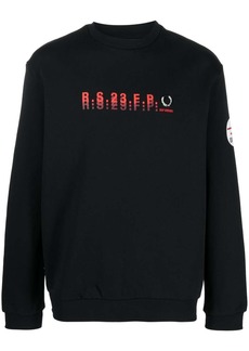 Raf Simons logo-print cotton sweatshirt