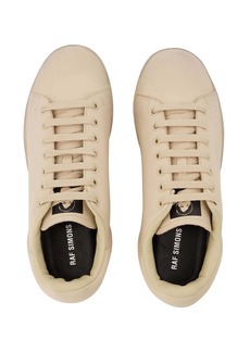 Raf Simons Orion Sneakers in Beige Leather