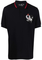 Raf Simons patch-embroidered polo shirt