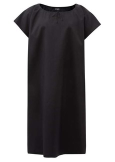 Raf Simons - Oversized A-line Poplin Tunic Dress - Womens - Black