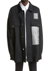 Raf Simons Archive Redux SS '18 Oversize Jacket in Black at Nordstrom