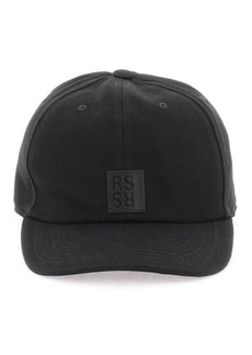 Raf simons baseball cap with logo label