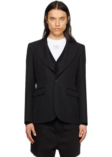 Raf Simons Black Fitted Blazer