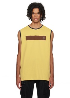 Raf Simons Yellow Fred Perry Edition Tank Top