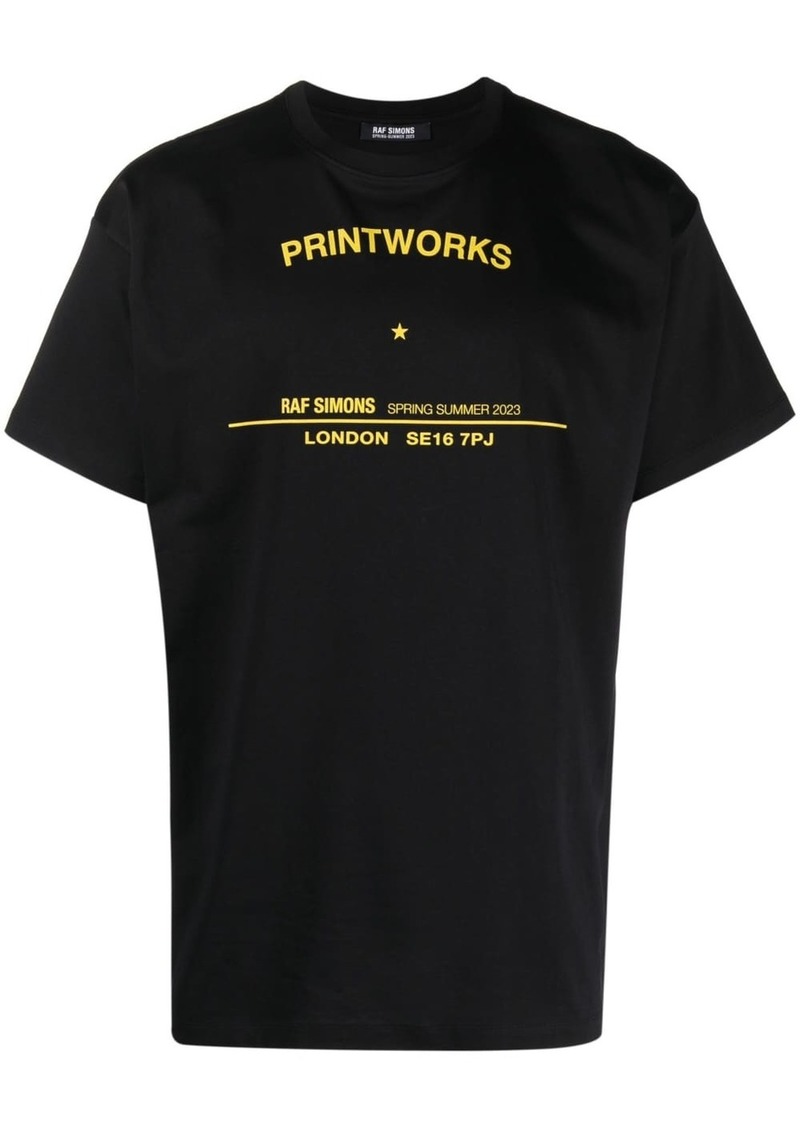 Raf Simons Printworks Tour T-shirt