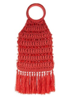 Rafe Crochet Double Top Handle Bag
