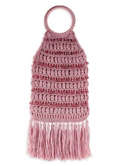 Rafe Crochet Double Top Handle Bag