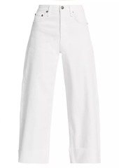 rag & bone Andi High-Rise Wide-Leg Cropped Jeans