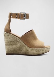 rag & bone Anteros Suede Wedge Espadrille Sandals